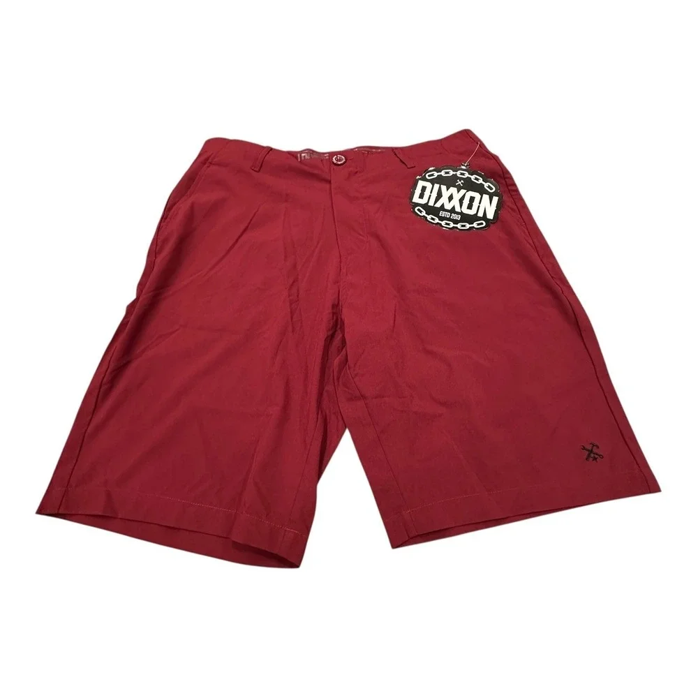DIXXON Red Shorts Men's Size 34 Form and Function Golf Casual Comfort